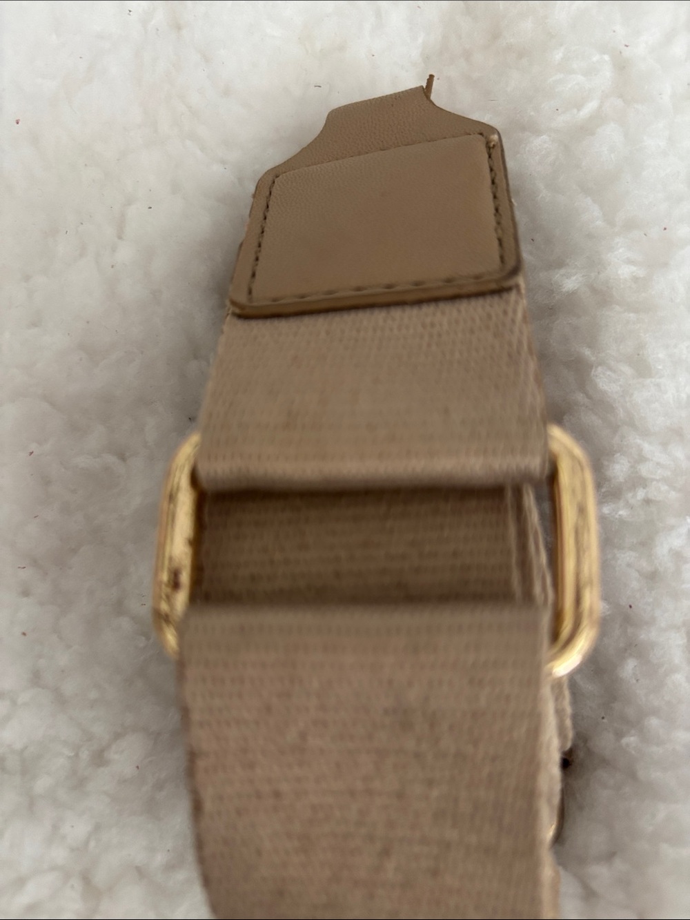 Quilted Top-Handle Crossbody/Tote Bag in Taupe - Picture 7 of 9